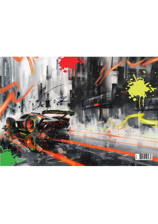 מארז 10+10 יח' עטיפות A5 למחברת ADRENALINE SPEED